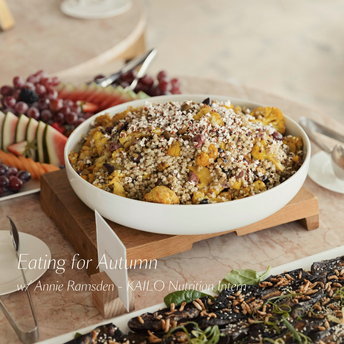 KAILO Nutrition Intern Annie talks about how to eat for Autumn!