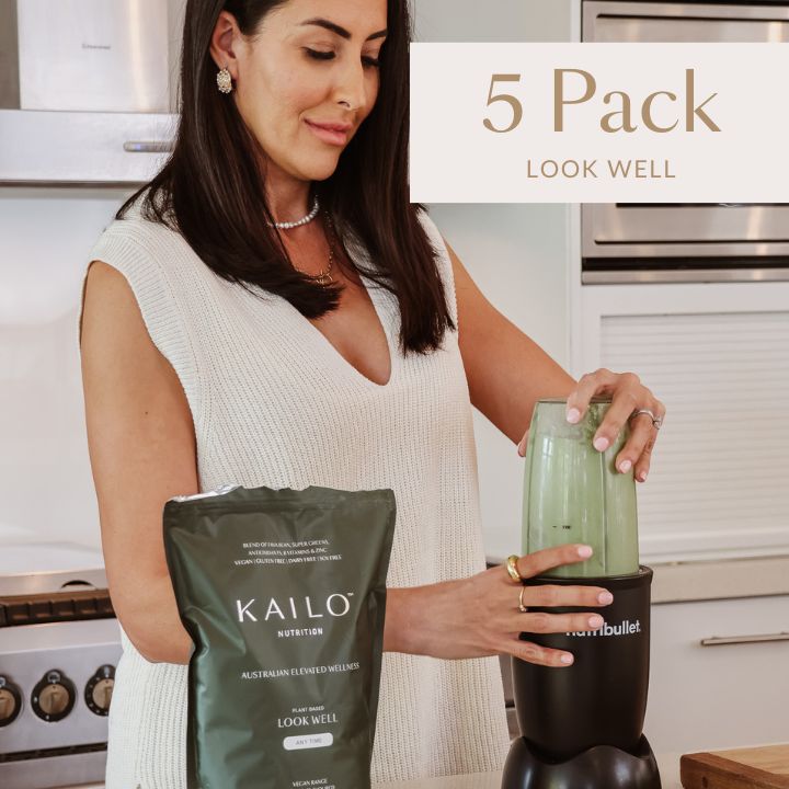 Look Well (Plant Protein Super Greens) - Mango 5 x 30g pack – KAILO ...