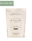KAILO Nutrition 'Feel Well' product packaging on a white background with a discount label.