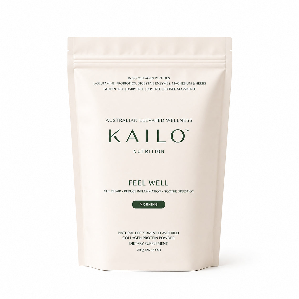 Kailo Nutrition 'Feel Well' dietary supplement package on a white background