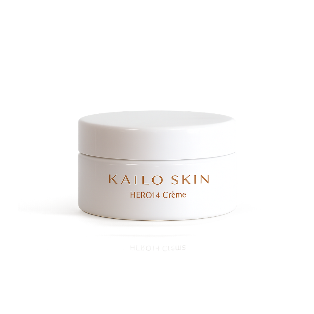 Kailo Skin HERO14 Creme jar on a white background