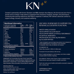 Live Well Nutrition Info