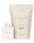 Kailo skincare and wellness products on a white background