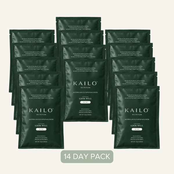 PLANT WELL (Protein Super Greens) - Mango 14 x 30g pack