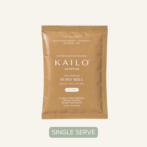 PLANT WELL (Protein Super Blend) - Vanilla Chai 30g Single Serve