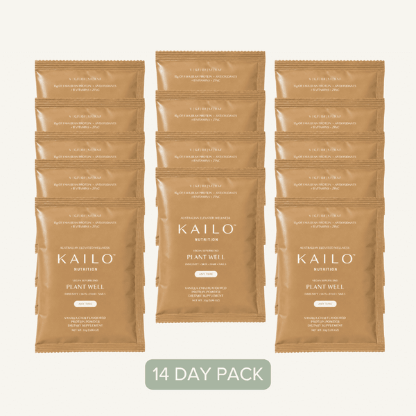 PLANT WELL (Protein Super Blend) - Vanilla Chai 14 x 30g pack