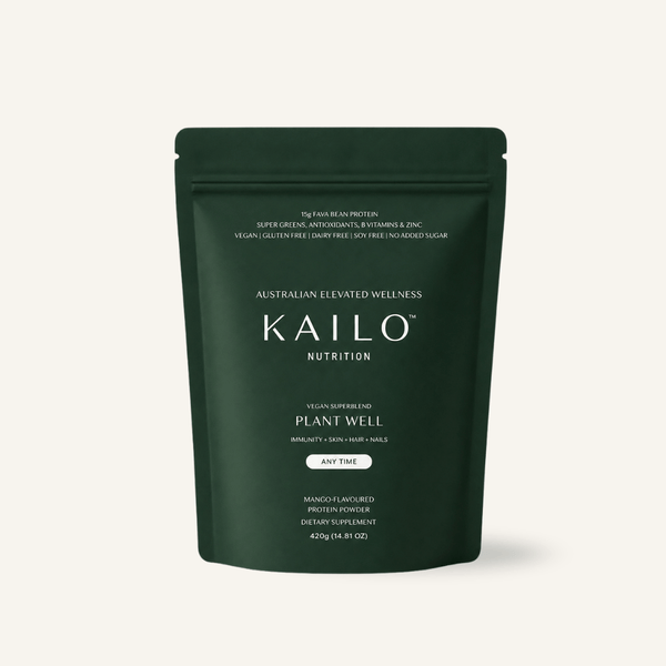 PLANT WELL (Plant Protein & Super Greens Blend) - Mango 420g