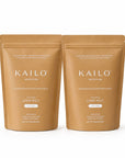 Two brown Kailo Nutrition packages on a white background